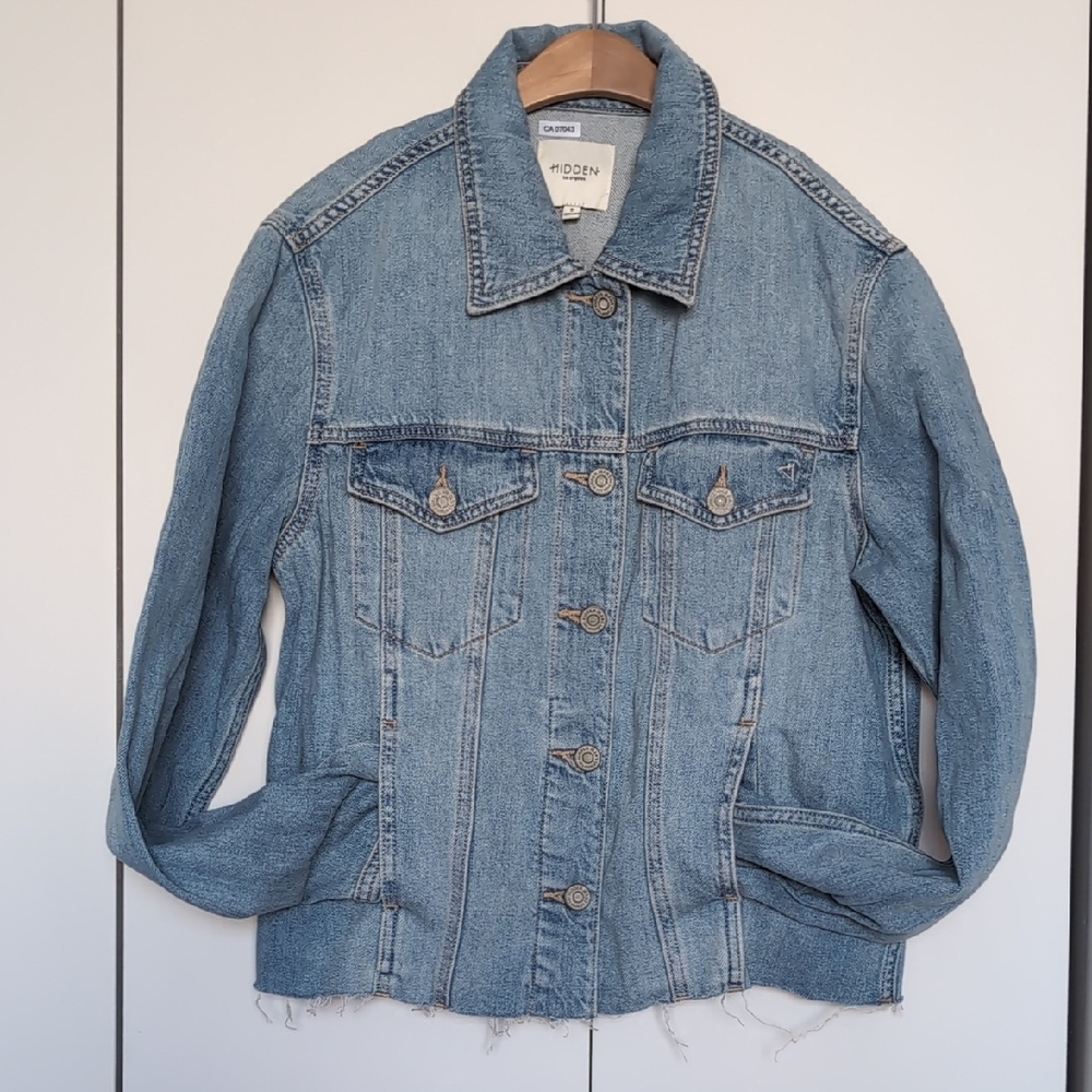 Hidden Light Blue Denim Jacket